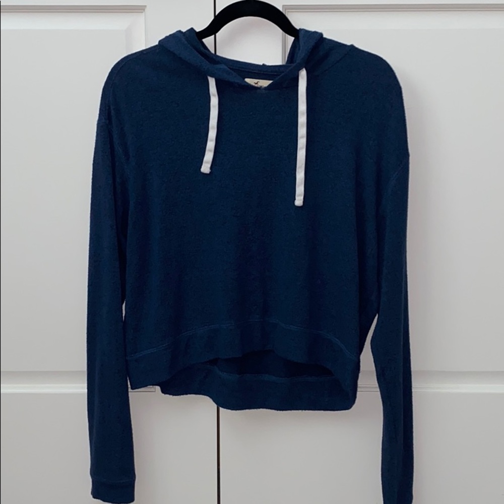 Hollister cropped hoodie